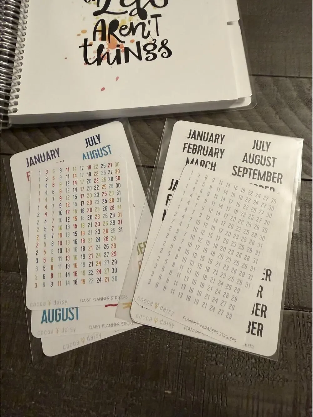 Cocoa Daisy Undated weekly/monthly planner